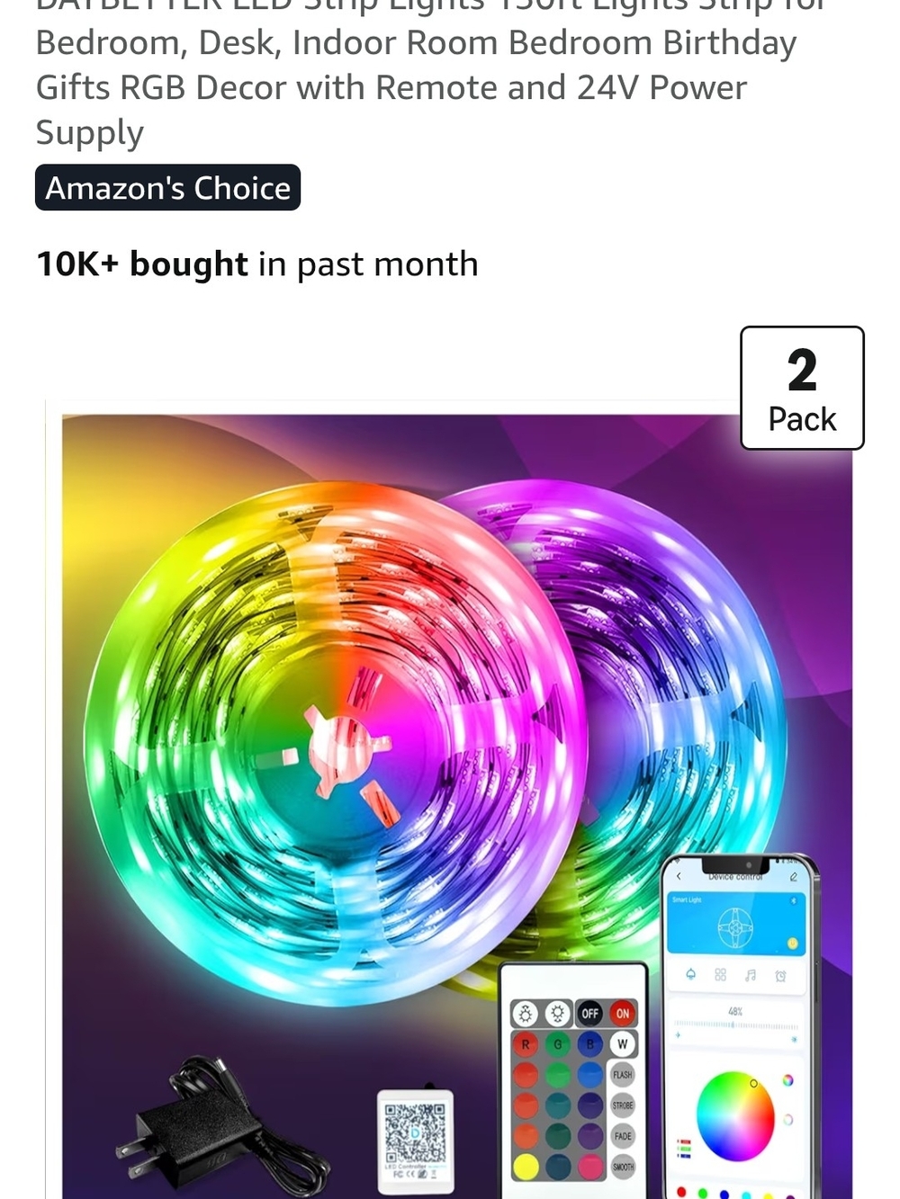 LED Strip Lights (130ft)